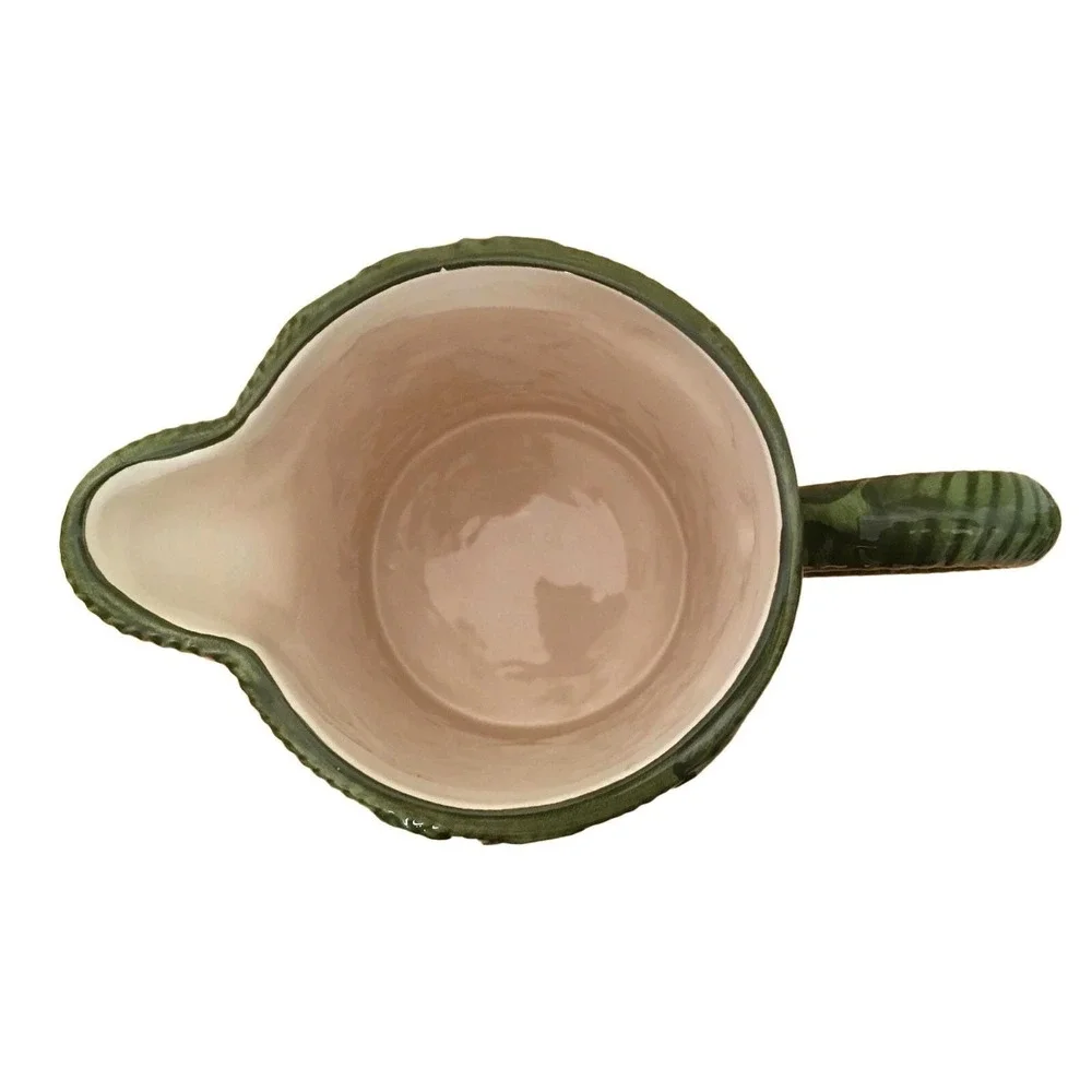 Jay Willfred Andrea by Sadek Embossed Grapevine Pitcher Vtg Charm Cottage‎ Core